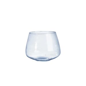 Vaso decorativo de vidro M conhaque ref 411 Produto Vaso decorativo de vidro M conhaque ref 411