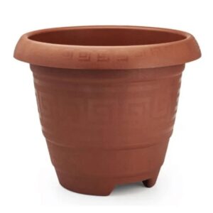 Produto Vaso redondo eg 26 lts terra cota ref 0107 Plasmont