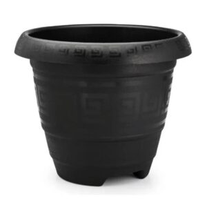 Produto Vaso redondo eg 26 lts preto ref 0108 Plasmont