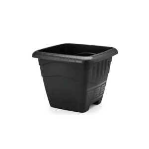 Produto Vaso quadrado m 6 lts preto ref 0291 Plasmont