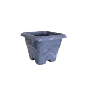 Produto Vaso quad marmorizado cinza corumba 2lts ref 298 Plasdorta