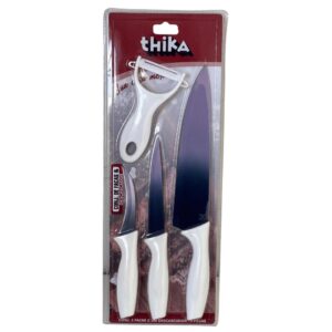 Kit de facas e descascador 4 pçs ref 107008 Veneza Produto Kit de facas e descascador 4 pçs ref 107008 Veneza