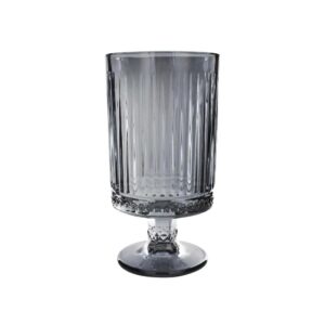 Produto Vaso decorativo esplendor titânico cinza ref 88671 Kehome