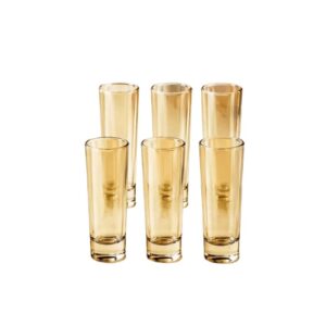 Produto Jogo de copos p/ shot âmbar 50ml ref 89068 Kehome
