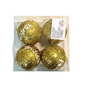 Produto Bola dourada 8cm p arvore de natal ref nbol8v40 Multiart