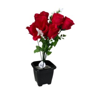 Vaso c/ flor artificial de rosas sort Extang Produto Vaso c/ flor artificial de rosas sort Extang