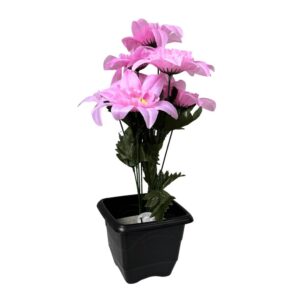 Vaso c/ flor artificial sortidos Extang Produto Vaso c/ flor artificial sortidos Extang
