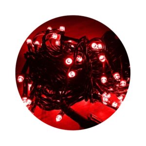 Pisca pisca 10mt led vermelho fio verde 110wtts ref 10034 Fertin Produto Pisca pisca 10mt led vermelho fio verde 110wtts ref 10034 Fertin