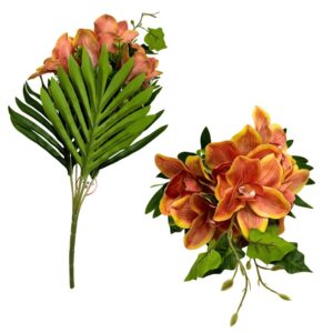 Produto Flor artificial buque de orquidea c/10 45cm ref 2641 Fertin