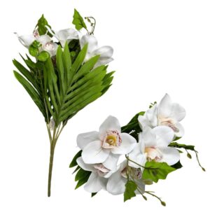 Flor artificial buque de orquidea c/10 45cm ref 2641 Fertin