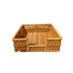 Produto Porta guardanapo rattan 18cm ref rtan023 Etilux