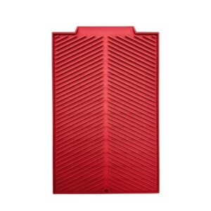 Produto Tapete escorredor silicone vermelho ref 241158 Allmix