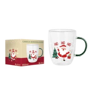 Produto Caneca borossilicato parede dupla 350ml ref 121524 Allmix