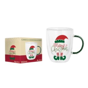 Produto Caneca borossilicato parede dupla 250ml ref 121525 Allmix