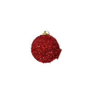 Produto Bola glitter 8cm p/ arvore de natal ref NBOLV09 Multiart