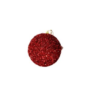 Produto Bola glitter10cm p/ arvore de natal ref nbl10v09 Multiart