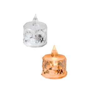 Produto Vela decorativa de policloreto c/ led ref lz0085 Multiart