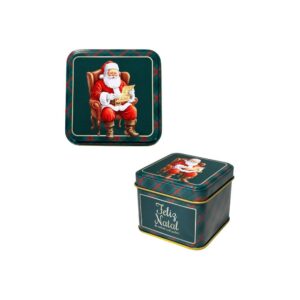 Produto Lata decorativa de natal 144 ref LATX0007 Multiart