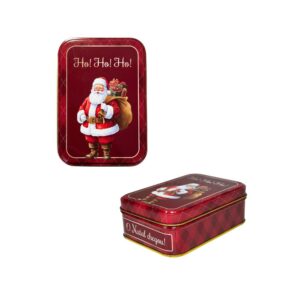 Produto Lata decorativa de natal 120 ref LATX0011 Multiart